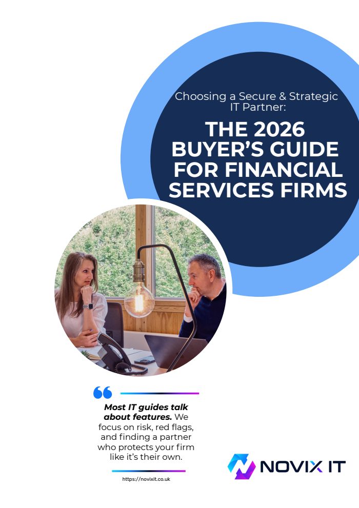 Cover of The 2026 Buyer's Guide for Financial Services Firms